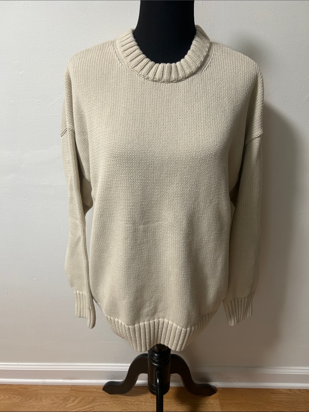 Gap Oversized Cotton Crew Neck Sweater